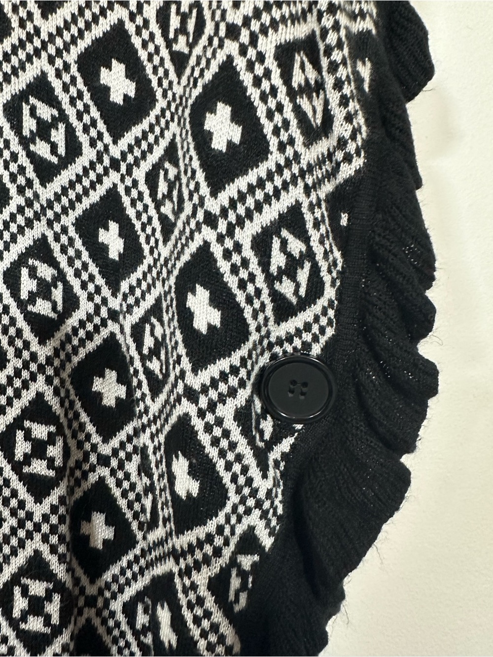 Joseph A. Cap Sleeve Sweater Mock Neck Size M Office Fall Cozy Quiet Luxury Chic - Picture 3 of 10